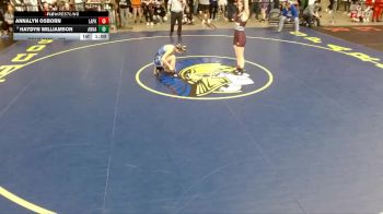 105 lbs Champ. Round 2 - Haydyn Williamson, Anna (A.-Jonesboro) vs Annalyn Osborn, Robinson