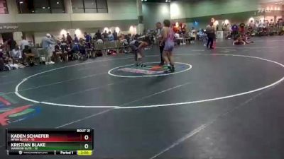 145 lbs Round 3 (16 Team) - Kaden Schaefer, NFWA Black vs Kristian Blake, Warrior Elite