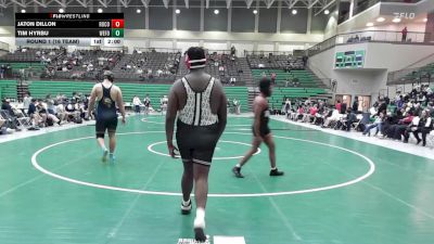 285 lbs Round 1 (16 Team) - Jaton Dillon, Rockdale County vs Tim Hyrbu, West Forsyth