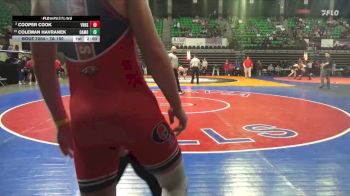 7A 190 lbs Champ. Round 1 - Coleman Havranek, Oak Mountain vs Cooper Cook, Vestavia Hills