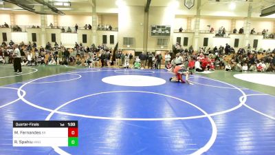 126 lbs Quarterfinal - Matthew Fernandes, Bridgewater-Raynham vs Ryan Spahiu, Hingham