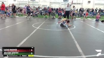 44 lbs Round 2 (6 Team) - Lucas Shumate, Team West Virginia Gold vs Brayden Skroski, Revolution Elite