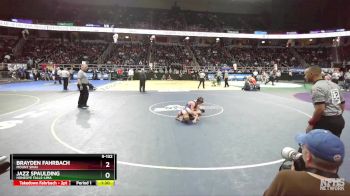 II-132 lbs Semifinal - Brayden Fahrbach, Mount Sinai vs Jazz Spaulding, Honeoye Falls-Lima