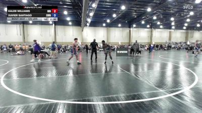 126 lbs Consi Of 4 - Kaleb Williams, Gladiator Wrestling Academy vs Xavier Santiago, SOWA