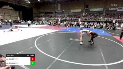 101 lbs Quarterfinal - Alina Alarid, Northglenn Youth WC vs Azure Jacobs, Steel City Reloaded WC