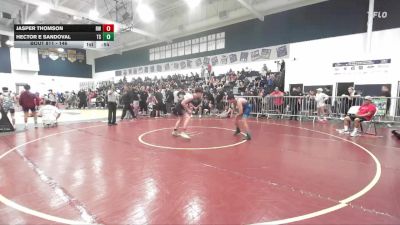 146 lbs Champ. Round 1 - Hector E Sandoval, Team SoCal vs Jasper Thomson, Reign WC