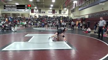 120 lbs Cons. Round 3 - Sophia Hurley, Independence vs Morgan Krall, Independence