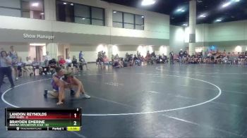 182 lbs Round 3 (6 Team) - Brayden Emerine, Indiana Smackdown Gold vs Landon Reynolds, MXW White