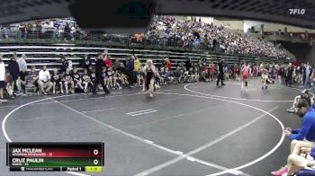 160 lbs Semis & 1st Wrestleback (8 Team) - Cruz Paulin, Idaho vs Jax McLean, Wyoming Renegades