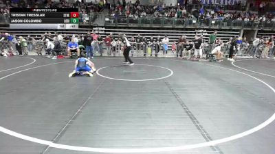 100 lbs Consi Of 8 #1 - Tristan Tresslar, Streaks Wrestling Club vs Jason Colombo, Lodi