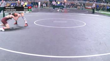 D1-120 lbs Semifinal - Layne Martin, Rockford vs Bryce Holt, Davison