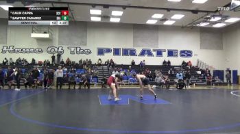 165 lbs Semifinal - Sawyer Casarez, Shasta College vs Calin Capra, Sacramento City College