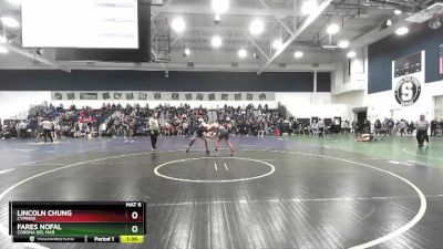 138 lbs Champ. Round 1 - Lincoln Chung, Cypress vs Fares Nofal, Corona Del Mar