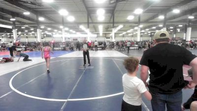 80 lbs Rr Rnd 2 - Regan Kinneman, Thorobred vs Piper Gustafson, Badlands Elite