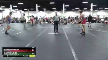 160 lbs Round 6 (8 Team) - Carmine Lenzi, Steller Trained Black vs Hayden Wheeler, 84 Athletes