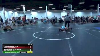 80 lbs Round 6 (8 Team) - John Paul McGowan, Iron Horse Blue vs Channing Hickok, Mayfield Mat Academy