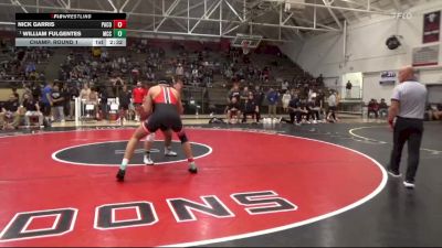197 lbs Champ. Round 1 - William Fulgentes, Moorpark CCC vs Nick Garris, Palomar College