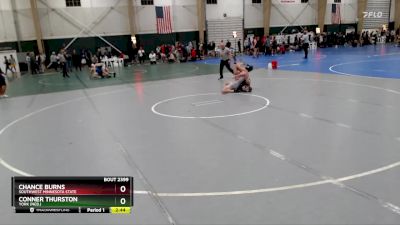 149 lbs Cons. Round 2 - Chance Burns, Southwest Minnesota State vs Conner Thurston, York (Neb.)