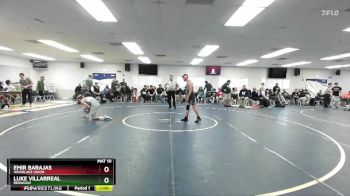 113 lbs Cons. Round 2 - Emir Barajas, Woodlake Union vs Luke Villarreal, Redwood