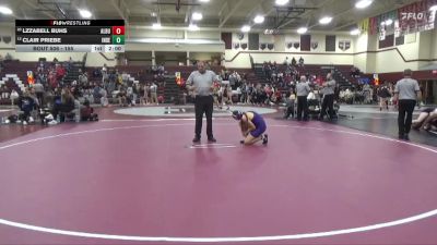 155 lbs Cons. Round 1 - Clair Priebe, Independence vs Lzzabell Buhs, Alburnett