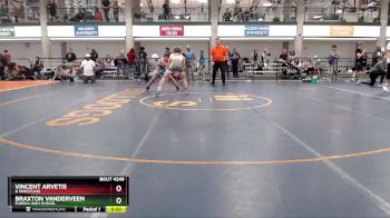 124-129 lbs Cons. Round 3 - Braxton Vanderveen, Eureka High School vs Vincent Arvetis, D Wrestling