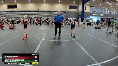 76 lbs Round 6 (8 Team) - Nolan Berasi, Full Circle vs Griffin Doroshenko, Mat Assassins Red