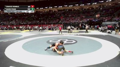 106 lbs Cons. Sub-quarters - David Pham, Troy vs Chayce Kemble, Austintown Fitch