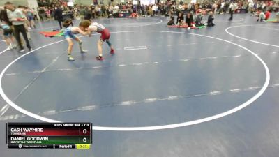 113 lbs Cons. Round 4 - Cash Waymire, Tennessee vs Daniel Goodwin, Izzy Style Wrestling