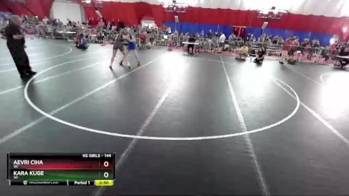 144 lbs Round 2 - Aevri Ciha, WI vs Kara Kuge, WI