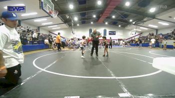 46 lbs Quarterfinal - Kreed Richards, Unattached vs Ledger Perrier, Collinsville Cardinal Youth Wrestling