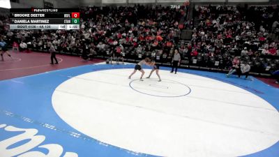 4A 130 lbs Quarterfinal - Brooke Deeter, WestField vs Daniela Martinez, Stansbury