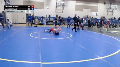 115 lbs Champ. Round 3 - Raylan Moore, Middleton Wrestling Club vs Jacob Metcalf, Hawk Wrestling Club