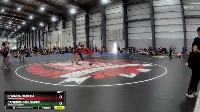 164 lbs Semifinal - Cameron Millsapps, Virginia Killers vs Ciyanna Okocha, Virginia Killers