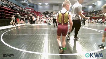 58 lbs Round Of 16 - Daxton Van Loo, Raw Wrestling Club vs Brentley Cochran, Cleveland Take Down Club