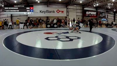 92 kg Champ. Round 1 - Reid Schroeder, West Point Wrestling Club vs Jack Wehmeyer, New York City RTC