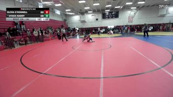 140 lbs Champ. Round 2 - Olivia O`donnell, Dublin vs Ayaka Naddy, Concord