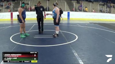 183 lbs Cons. Round 2 - Jason Hernandez, Kalamazoo Premier WC vs A` Zaria Lane, Dundee WC