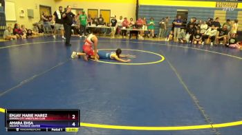 105 lbs Round 2 - Emjay Marie Marez, Garden City Wrestling Club vs Amara Ehsa, Wichita Training Center