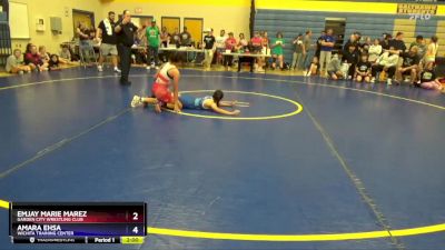 105 lbs Round 2 - Emjay Marie Marez, Garden City Wrestling Club vs Amara Ehsa, Wichita Training Center