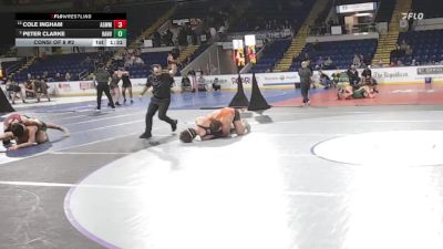 190 lbs Consi Of 8 #2 - Cole Ingham, Agawam vs Peter Clarke, Hanover