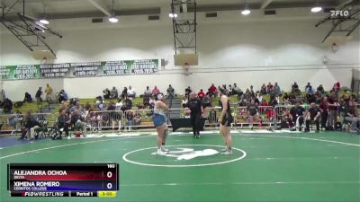 160 lbs Semifinal - Alejandra Ochoa, Delta vs Ximena Romero, Cerritos College