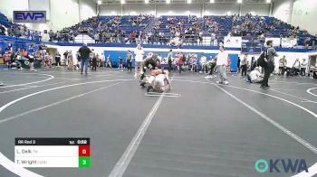 64 lbs Rr Rnd 3 - Louden Delk, Tuttle Wrestling vs Toran Wright, Cushing Tigers