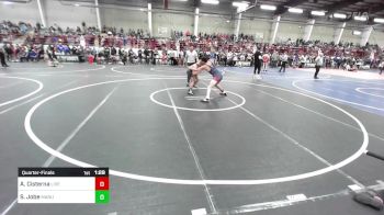 165 lbs Quarterfinal - Aiden Cisterna, Live Training vs Stosh Jobe, Manu