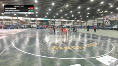 124 lbs Cons. Semi - Kimber Baker, Spearfish High School vs Nevada Mcmahon, Lead-Deadwood