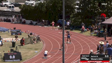 Women's 400m, Finals 8