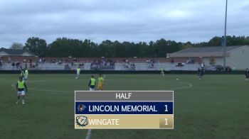 Replay: Lincoln Memorial vs Wingate - Men's | Oct 14 @ 3 PM