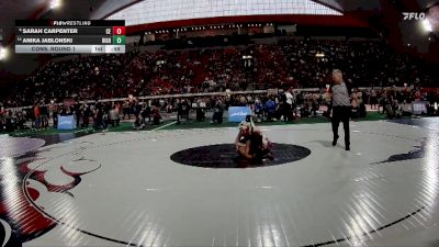 G 126 lbs Cons. Round 1 - Anika Jablonski, Highland vs Sarah Carpenter, Century