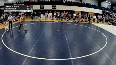 157 lbs 5th Place Match - Xavier Howard, McDaniel vs Clay Gainer, Messiah