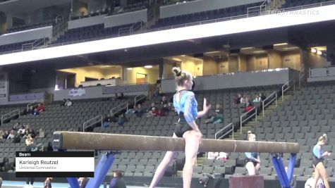 Karleigh Reutzel - Beam, Universal Gymnastics - 2022 Elevate the Stage Toledo presented by Promedica