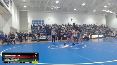 190 lbs Champ. Round 1 - Logan Wood, Desoto Central High School vs Jai Moss, St. Andrew`s Episcopal School